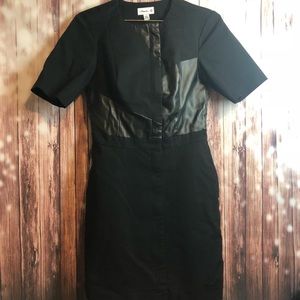 3.1 Phillip Lim black dress zip up front thick